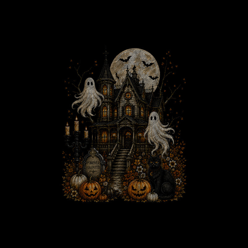 Forever Haunted Mansion Scene - DTF Transfer