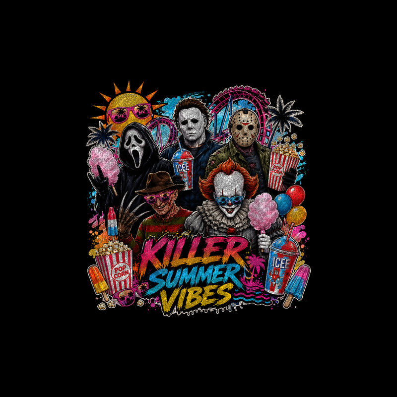 Killer Summer Vibes - Slasher Amusement Park - DTF Transfer