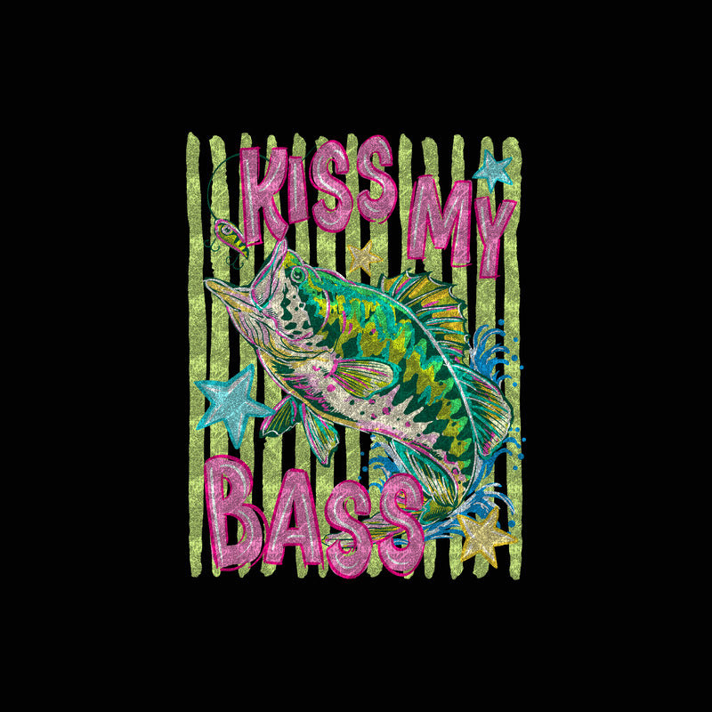 Kiss My Bass - DTF Transfer