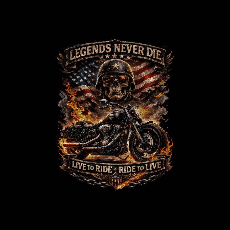 Legends Never Die - DTF Transfer