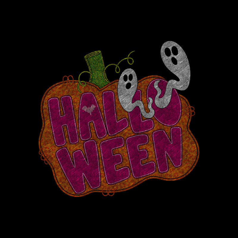 Pink Halloween Leopard Pumpkin & Ghosts - DTF Transfer