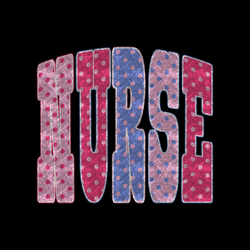 Polka Dotted Nurse - DTF Transfer