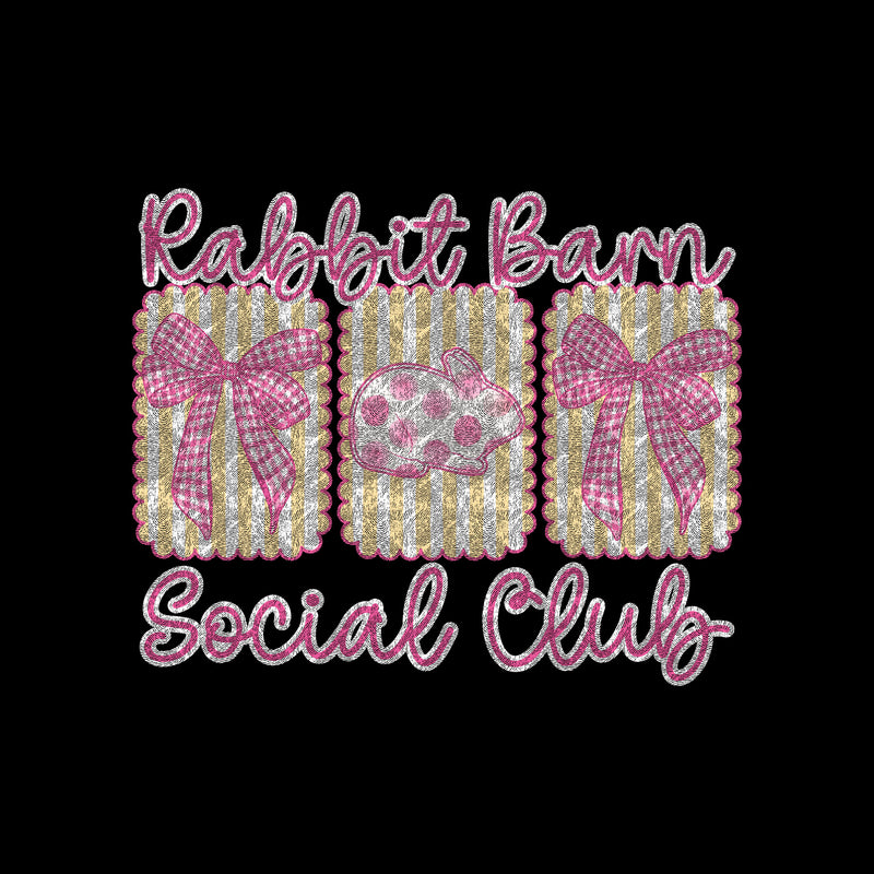 Rabbit Barn Social Club - DTF Transfer