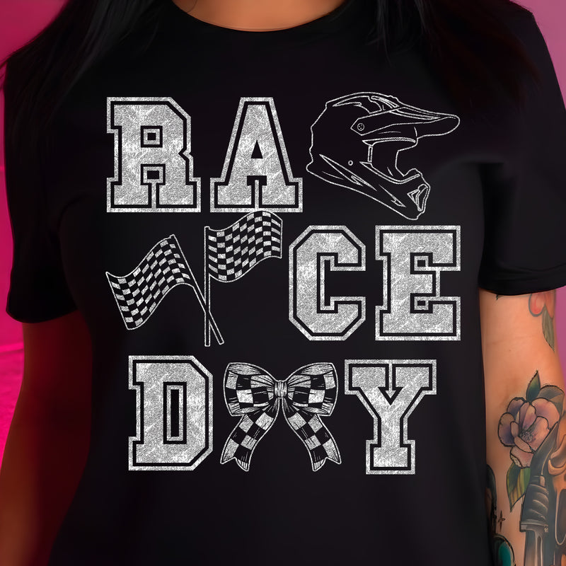 Race Day Coquette Motocross - DTF Transfer