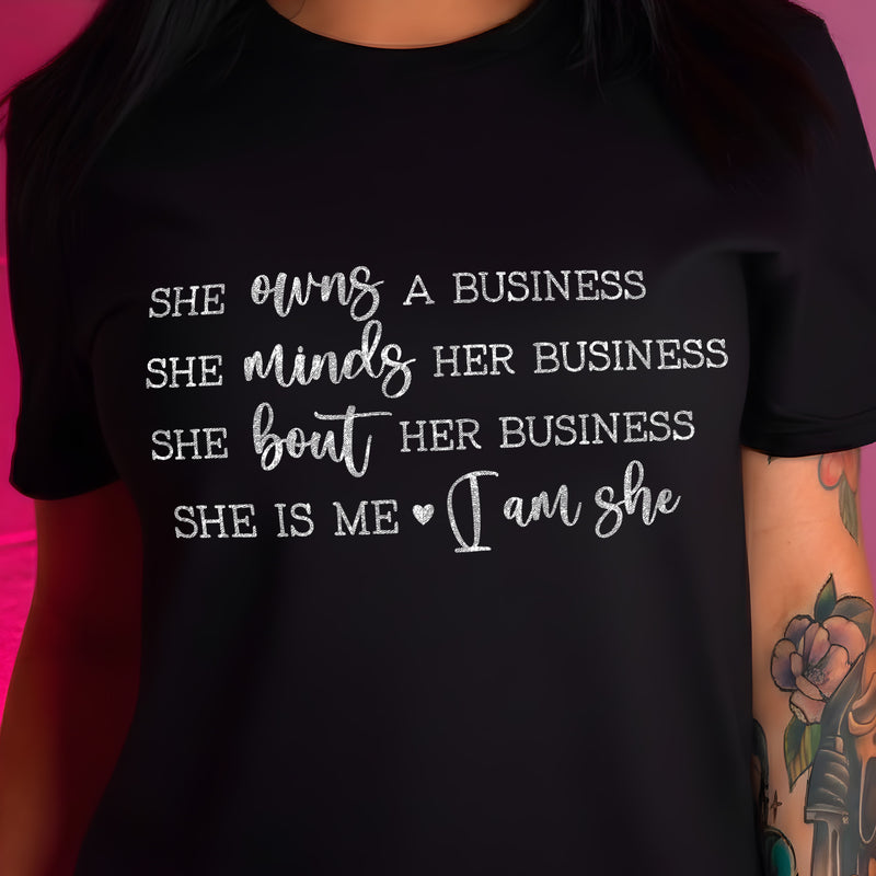 She Is Me - Small Business Owner - DTF Transfer