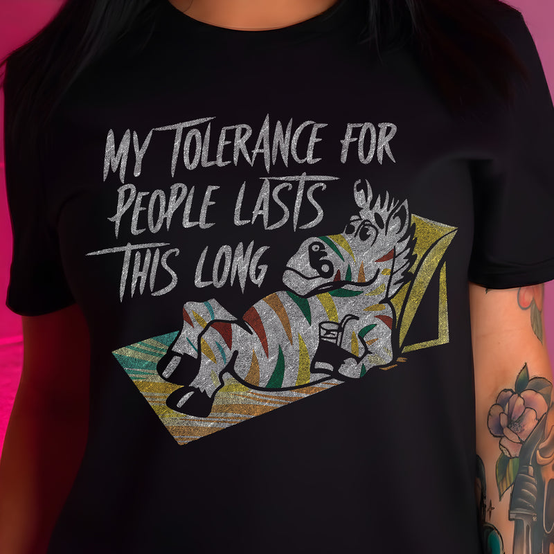 Zero Tolerance Zebra - DTF Transfer