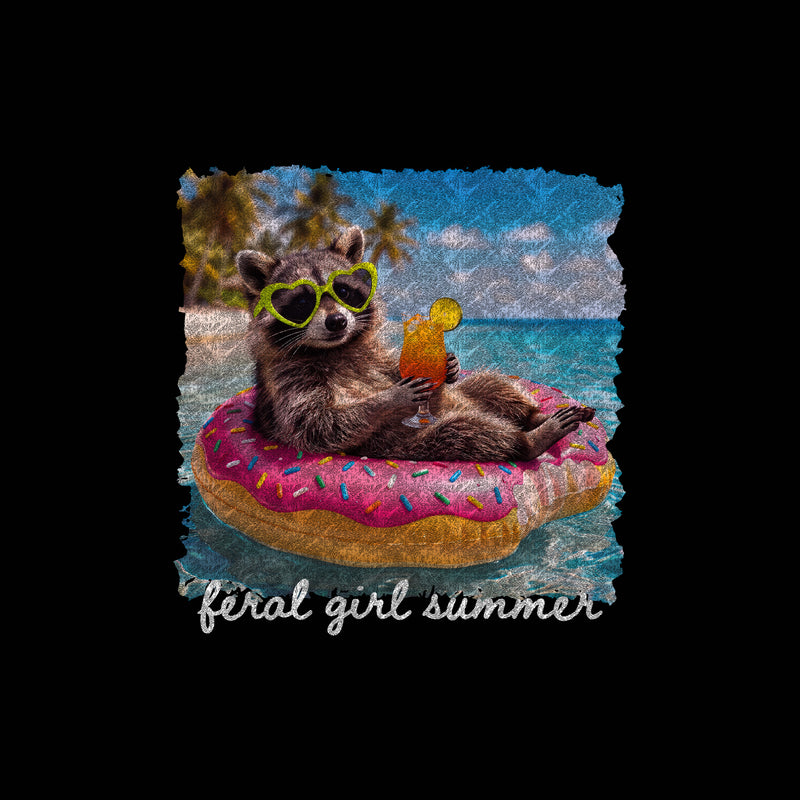 Trash Panda Feral Girl Summer - DTF Transfer