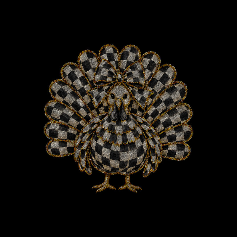 Checkered Preppy Turkey - DTF Transfer