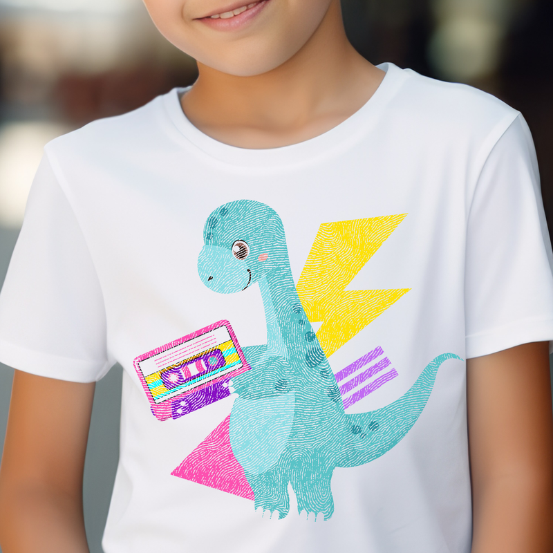 The Cassette Saur - DTF Transfer