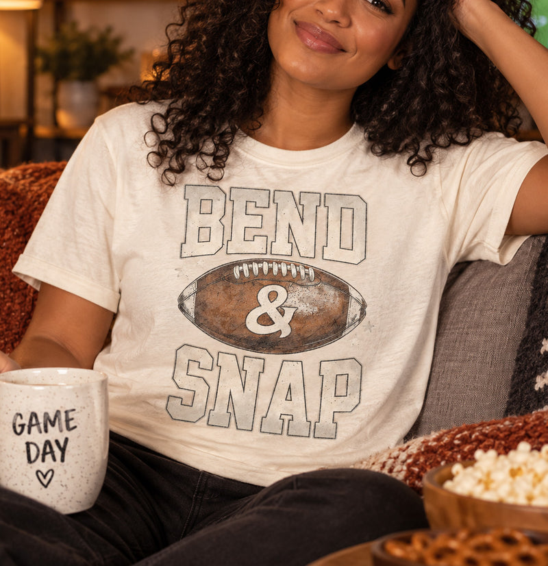 Bend & Snap Football - DTF Transfer