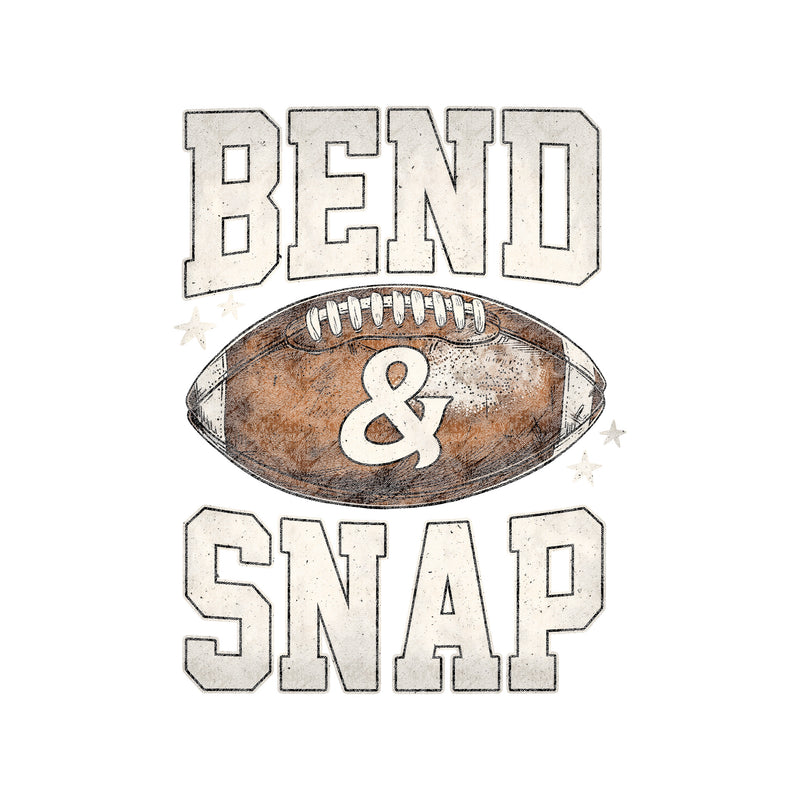 Bend & Snap Football - DTF Transfer