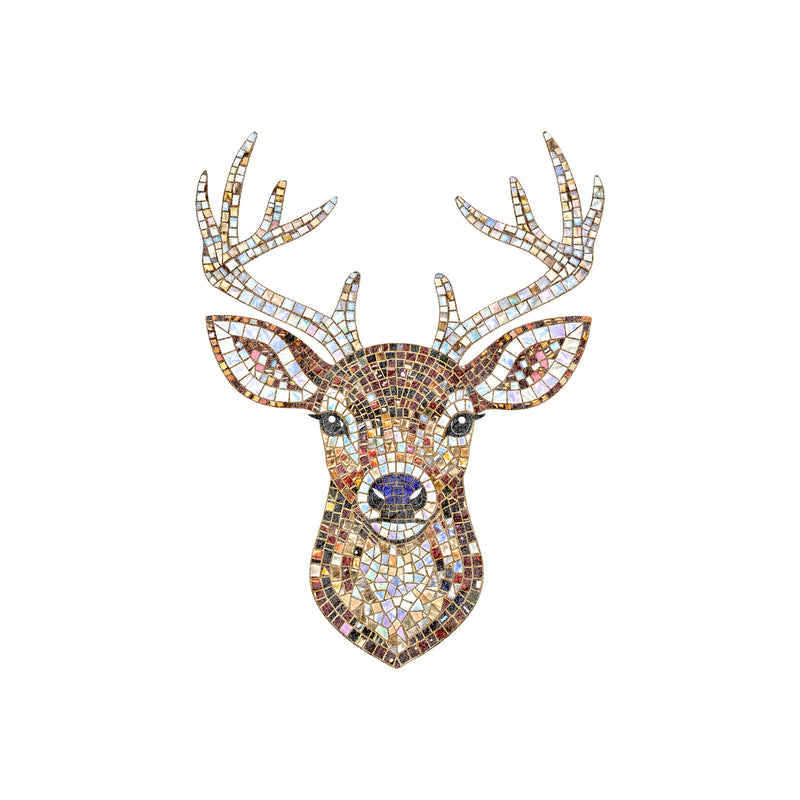 Faux Gemstone Buck Beaded Mosiac - DTF Transfer