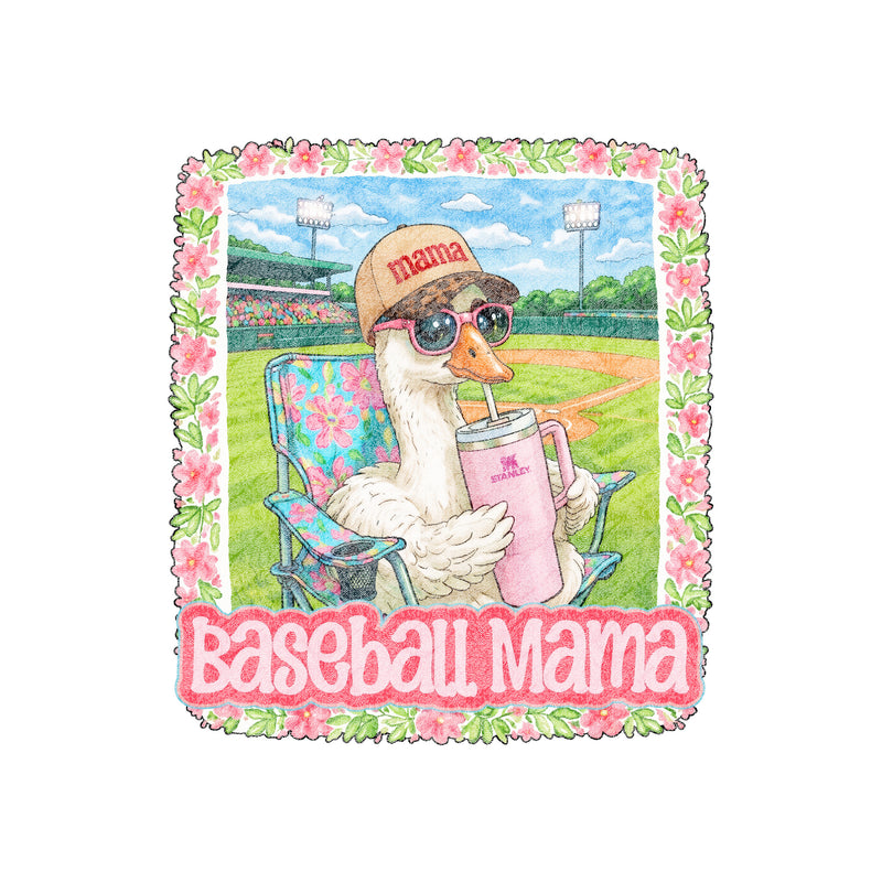 Main Character Baseball Mama - DTF Transfer