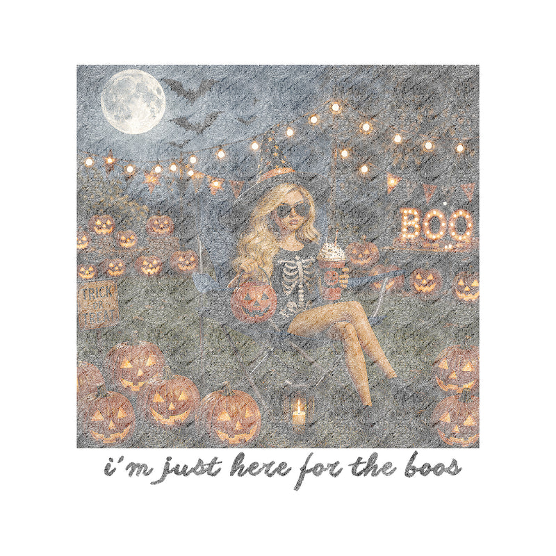 I'm Just Here For The Boos Doll - DTF Transfer