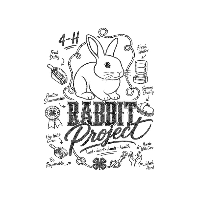 4-H-Rabbit Project - DTF Transfer