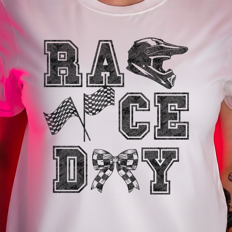 Race Day Coquette Motocross - DTF Transfer