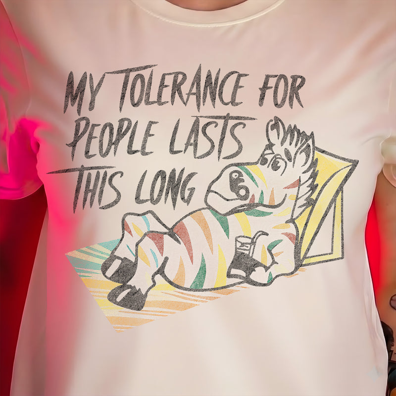Zero Tolerance Zebra - DTF Transfer