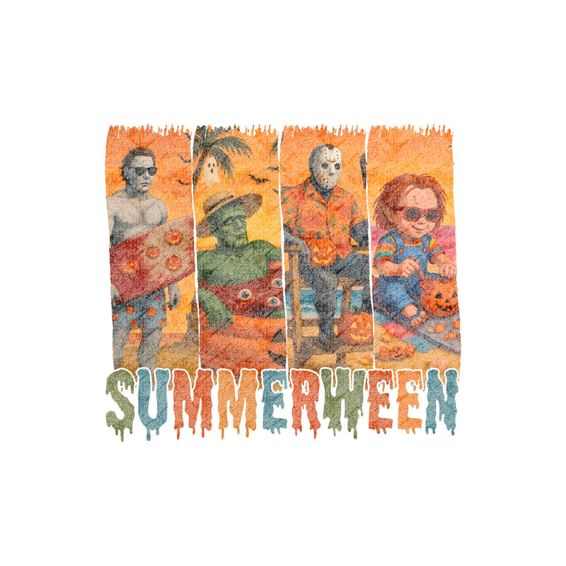 Summerween Horror Slasher Panels - DTF Transfer