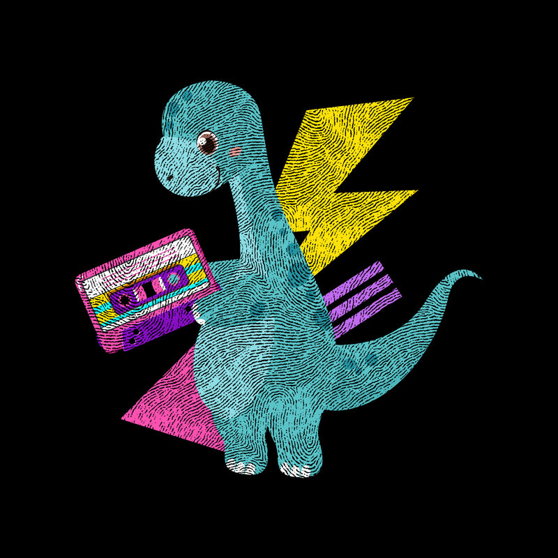 The Cassette Saur - DTF Transfer