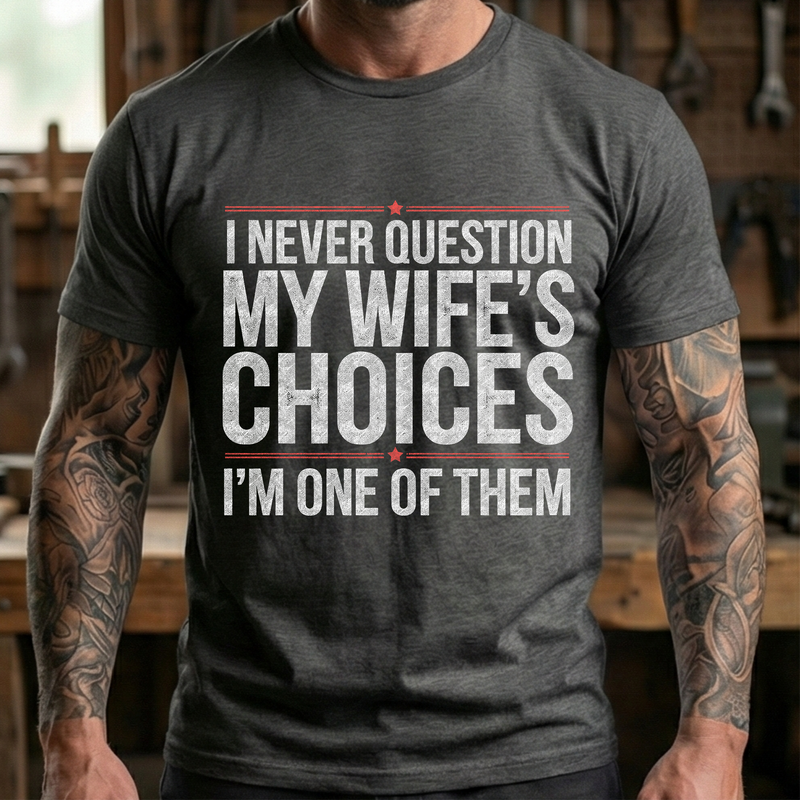 The Husband's Logical Paradox: The Ultimate Defense -DTF Transfer