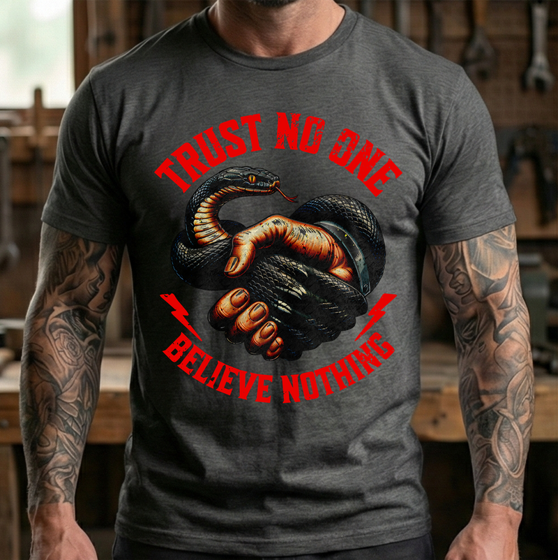 The Reptilian Deal: Trust No One Edition - DTF Transfer