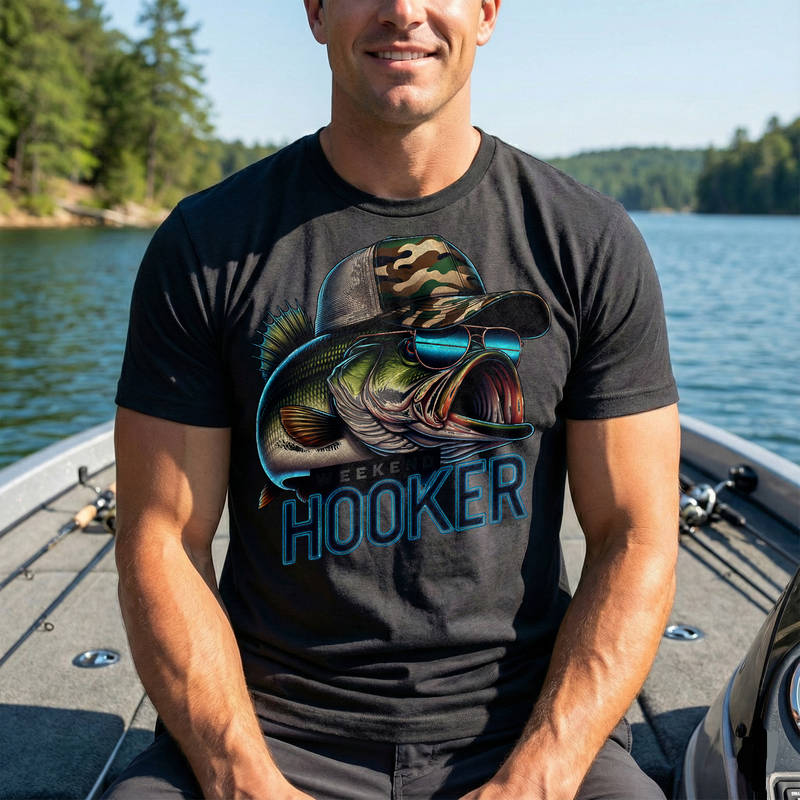 The Weekend Hooker: Tactical Bass Edition - DTF Transfer