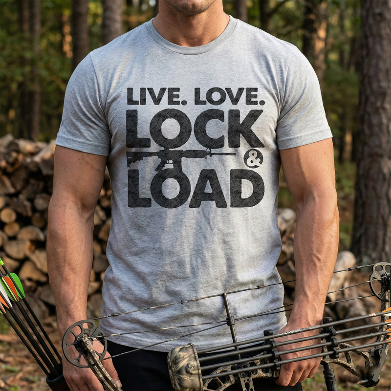 The Suburban Mantra: Tactical Edition Live, Love, Load - DTF Transfer