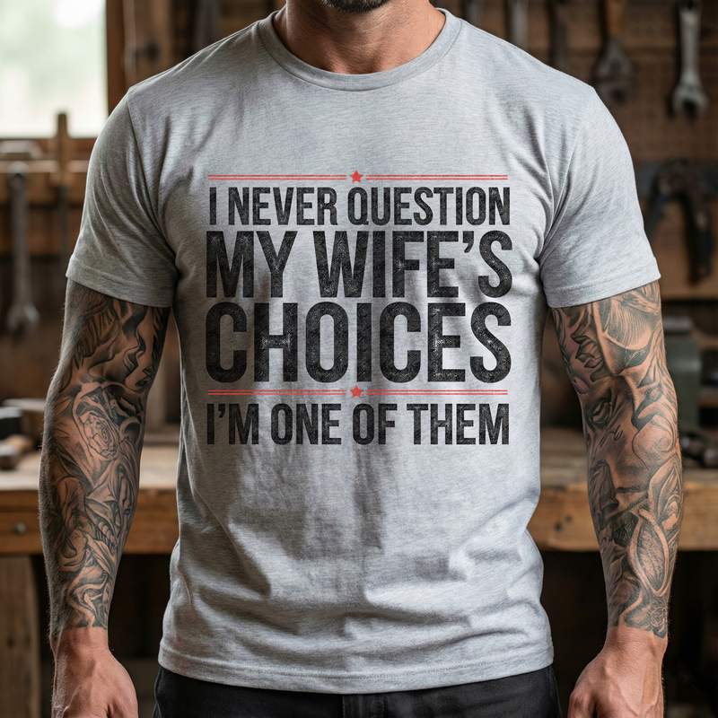 The Husband's Logical Paradox: The Ultimate Defense -DTF Transfer