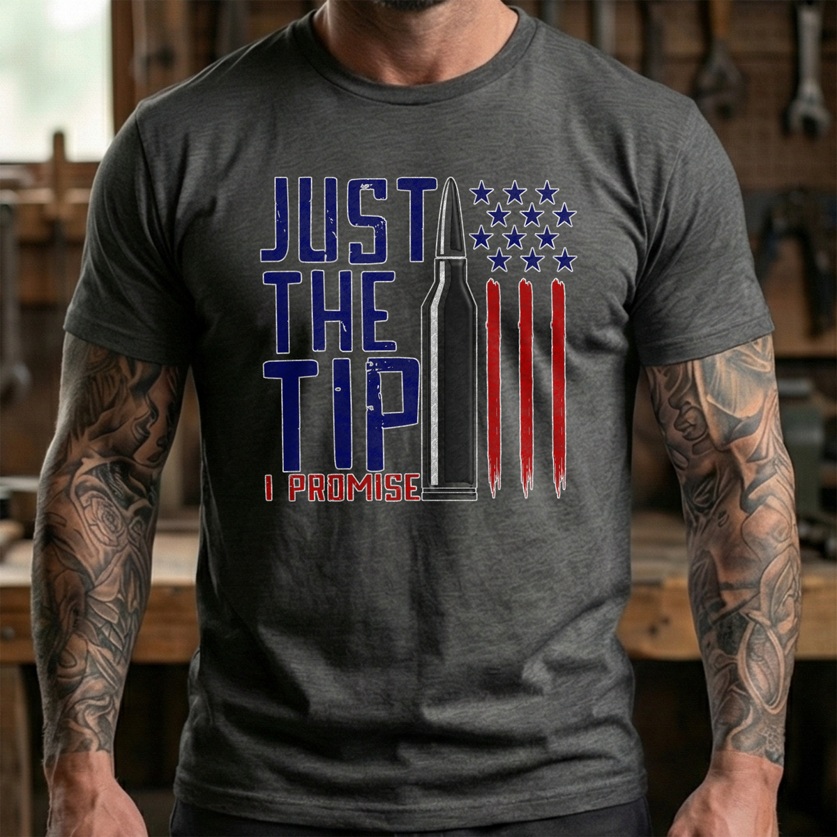 The Ballistic Pledge: Just The Tip Edition - DTF Transfer – B'S DTF