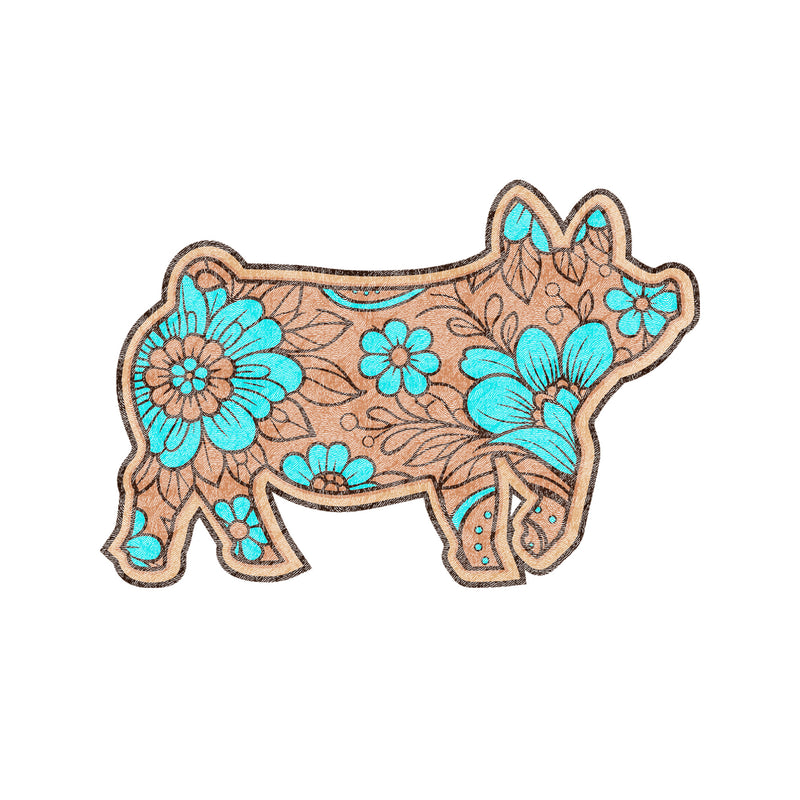 Floral Mandala Pig - DTF Transfer