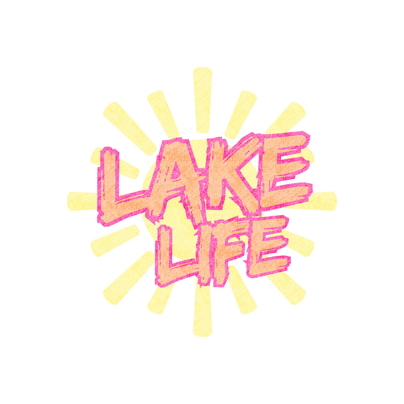 Lake Life Pontoon - DTF Transfer