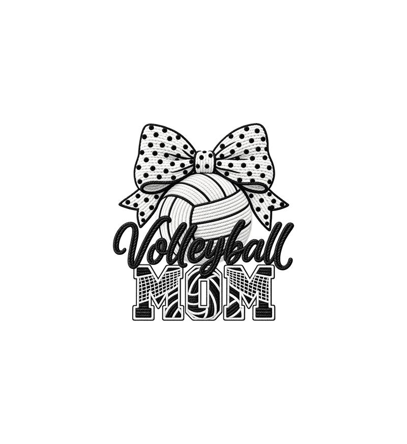 Polka Dot Bow DTF Transfer