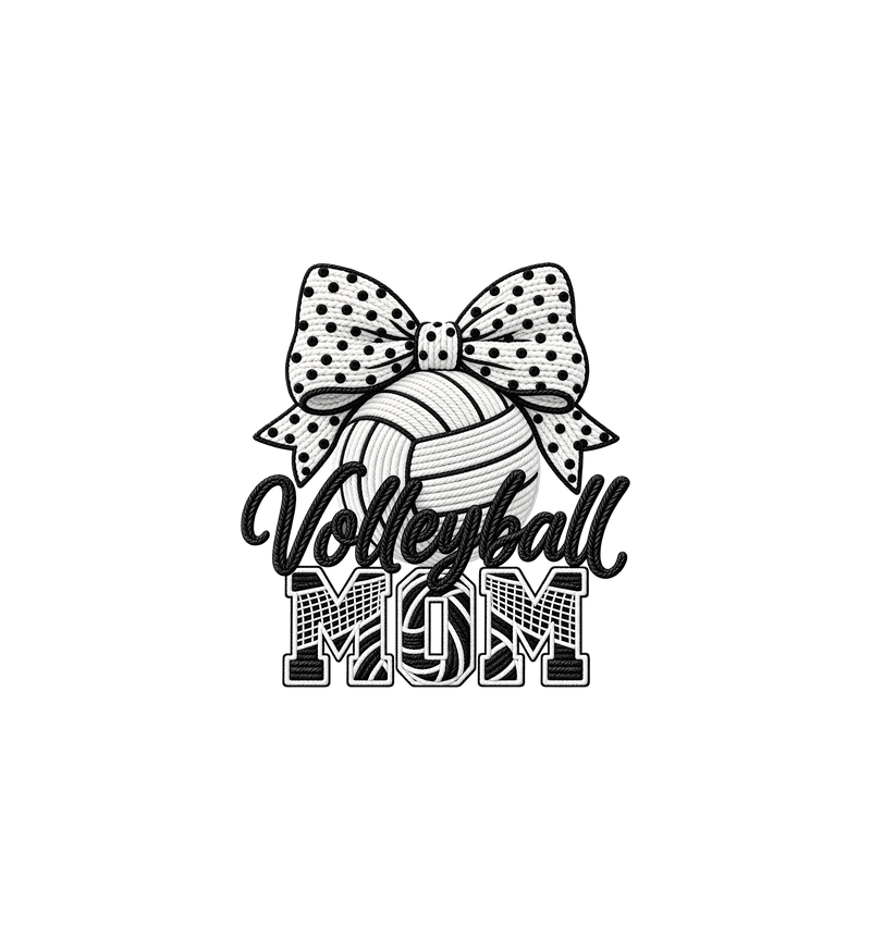 Polka Dot Bow DTF Transfer