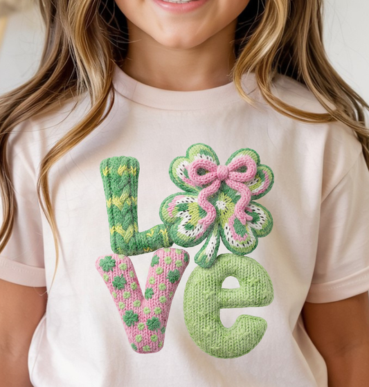 Faux Yarn - St. Patrick's Love - DTF Transfer