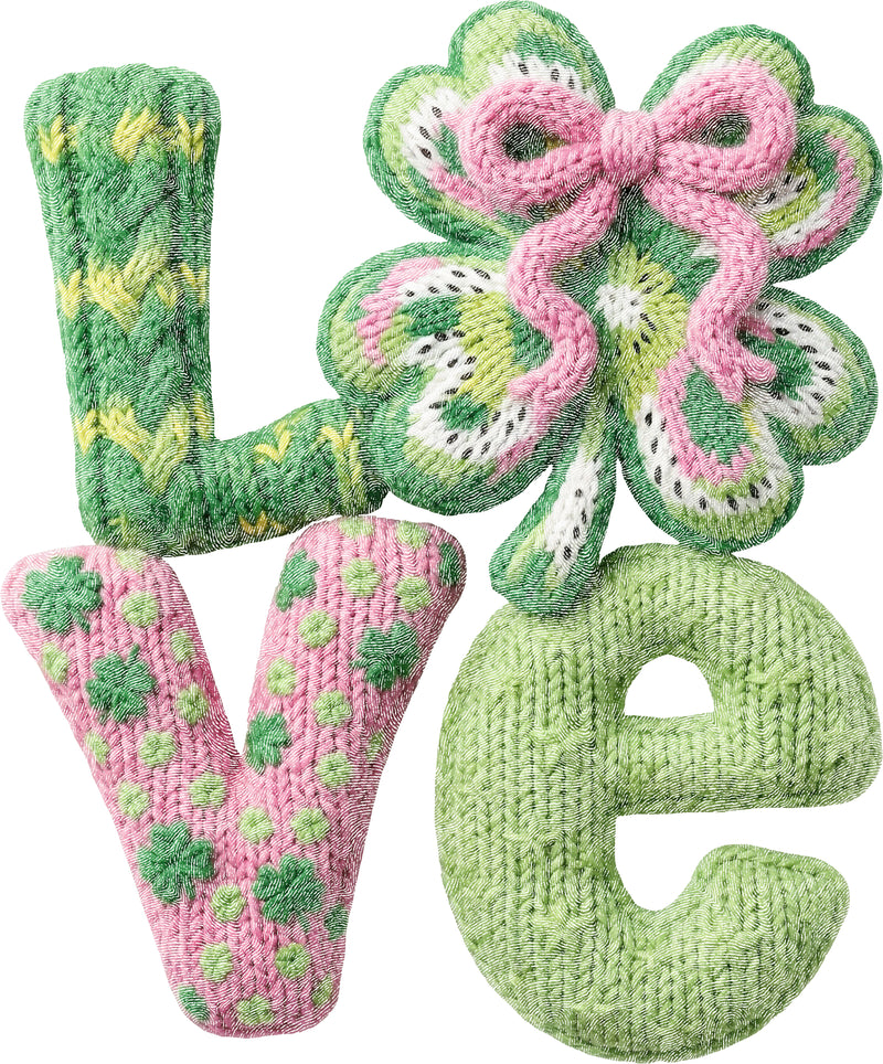 Faux Yarn - St. Patrick's Love - DTF Transfer