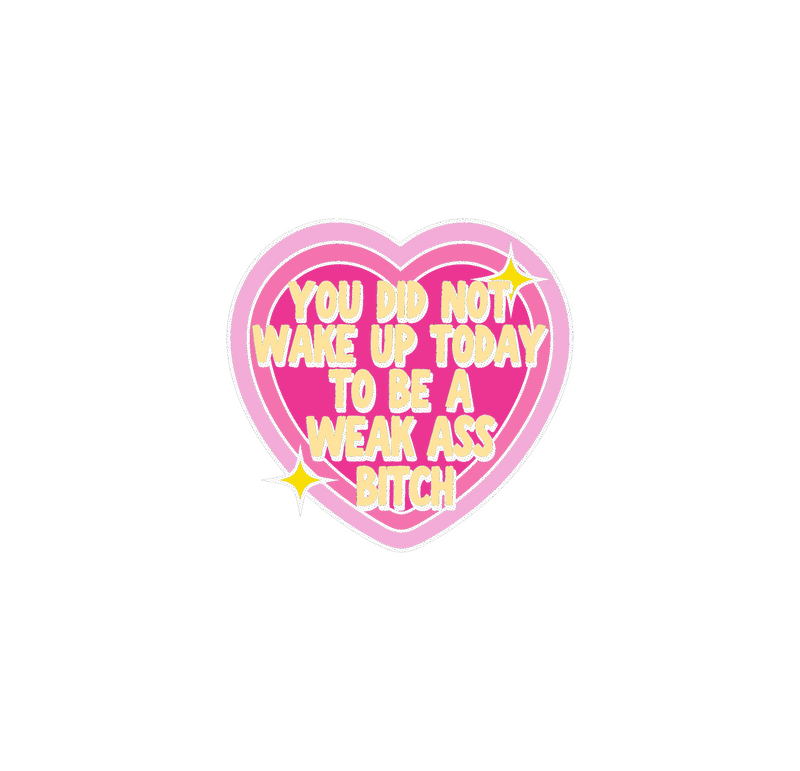 You Did Not Wake Up Today Retro Heart - DTF Transfer