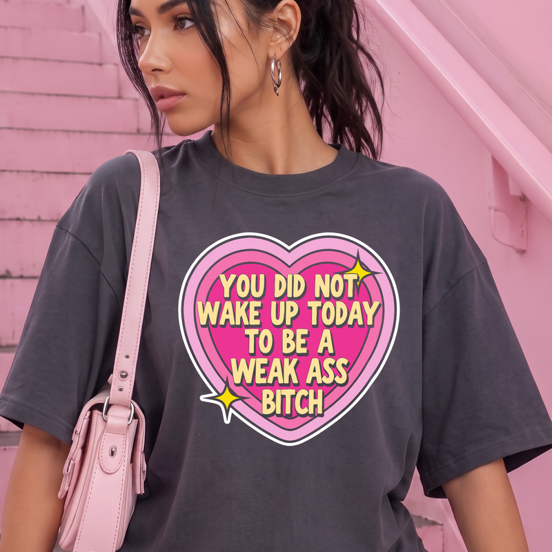 You Did Not Wake Up Today Retro Heart - DTF Transfer