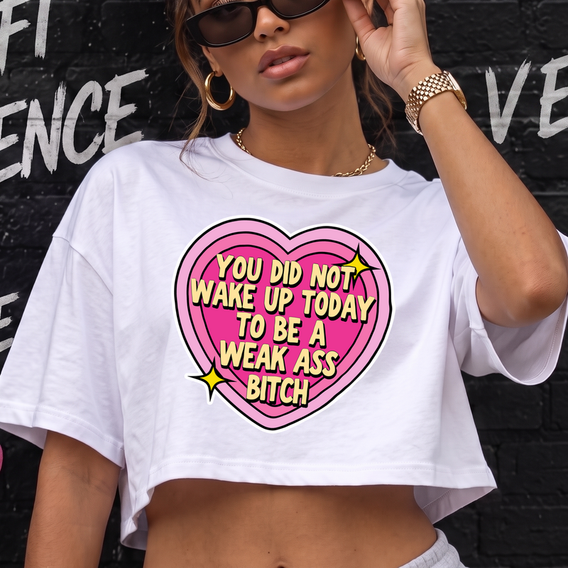 You Did Not Wake Up Today Retro Heart - DTF Transfer