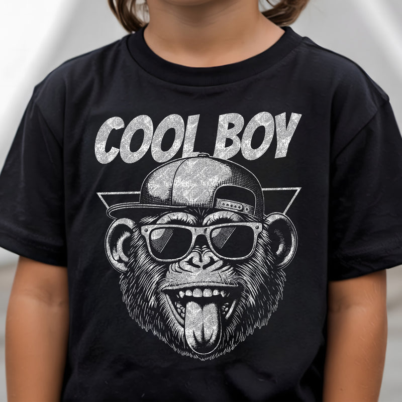 Cool Boy Retro Monkey - DTF Transfer