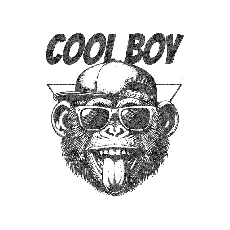 Cool Boy Retro Monkey - DTF Transfer