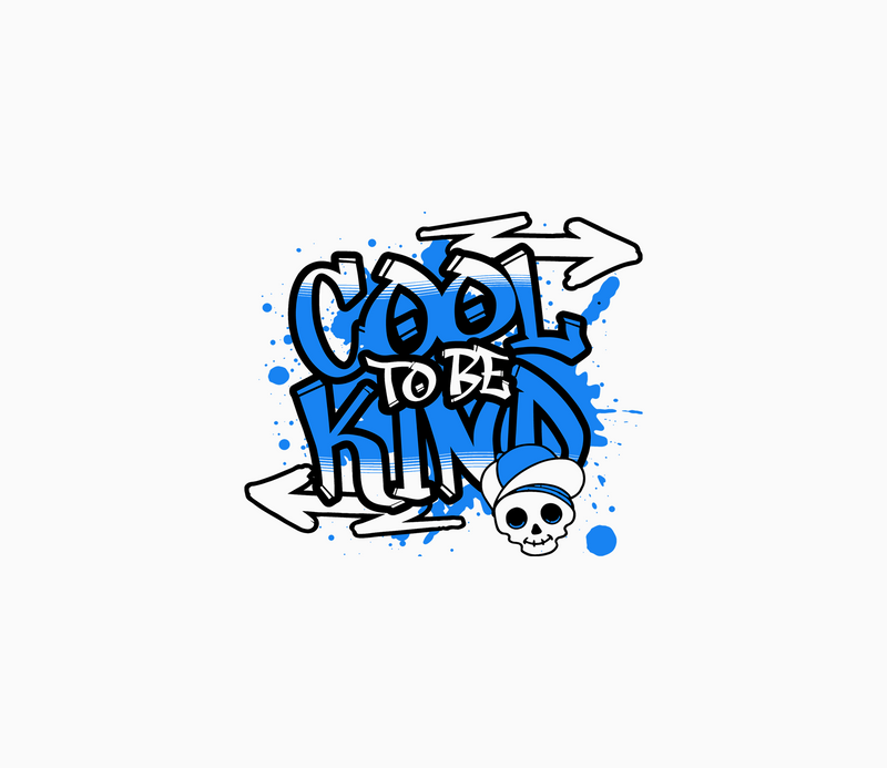 Skate Skull & Streetwear Typography DTF Transfer