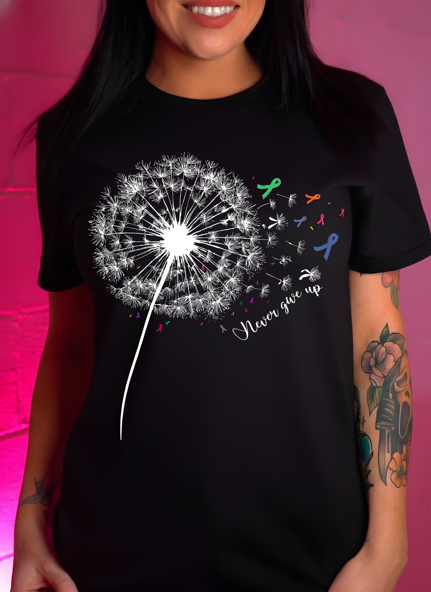 Never Give Up Dandelion - DTF Transfer