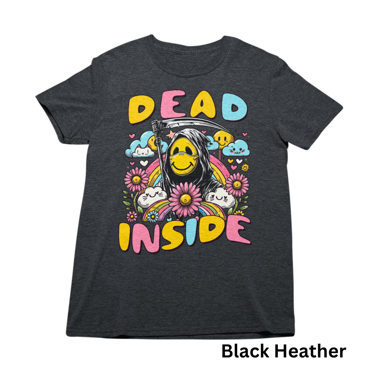 Dead Inside - Unisex Funny Graphic Tee Shirt