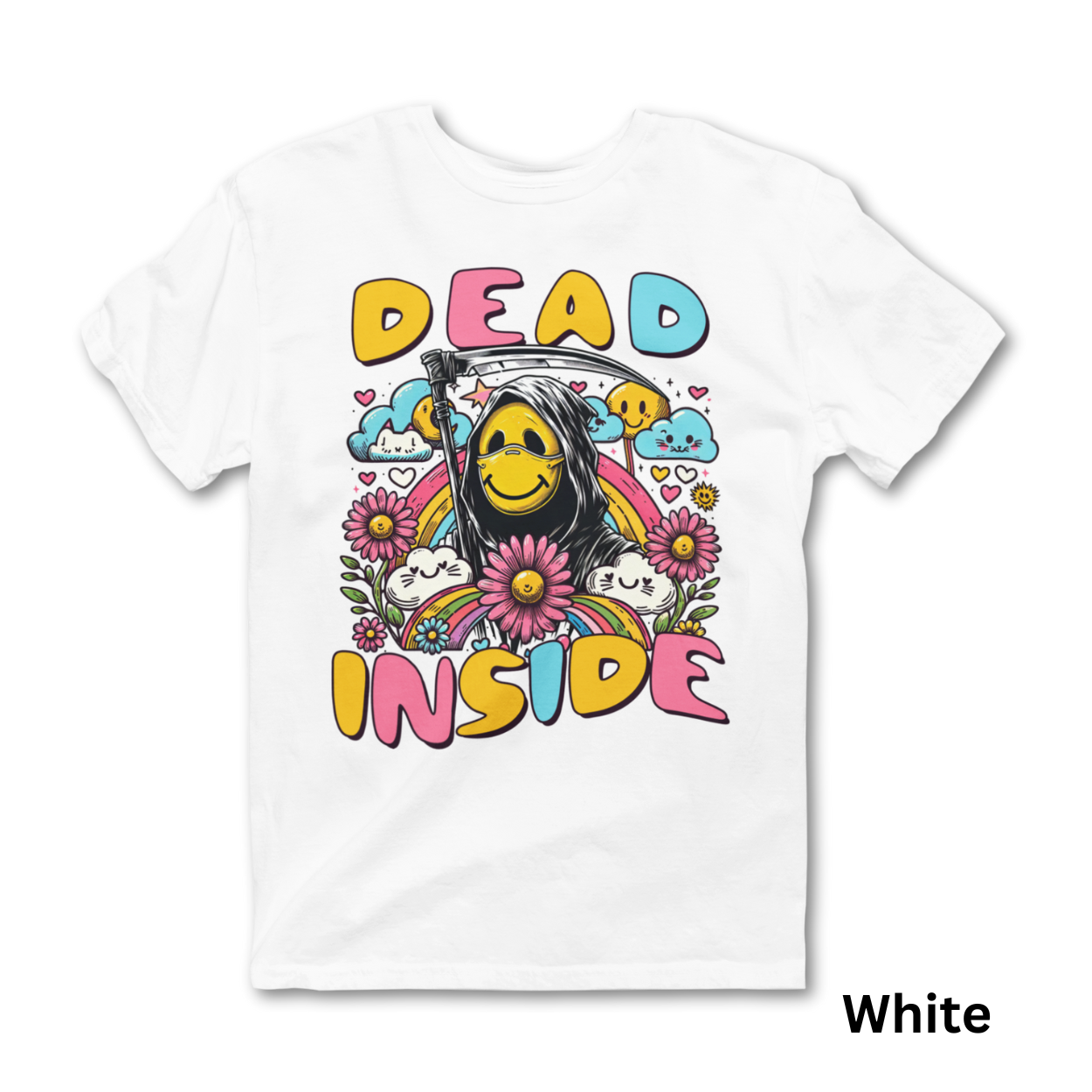 Dead Inside - Unisex Funny Graphic Tee Shirt