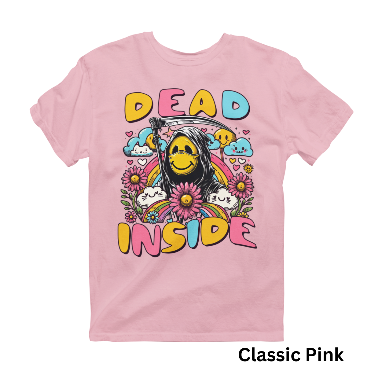Dead Inside - Unisex Funny Graphic Tee Shirt