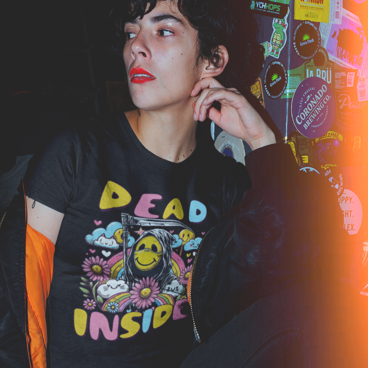 Dead Inside - Unisex Funny Graphic Tee Shirt