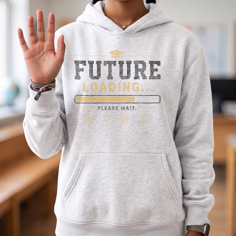 Future Loading Varsity Graduation - DTF Transfer