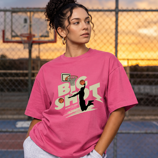 Big Shot Born To Win Retro Streetball Dunk - DTF Transfer