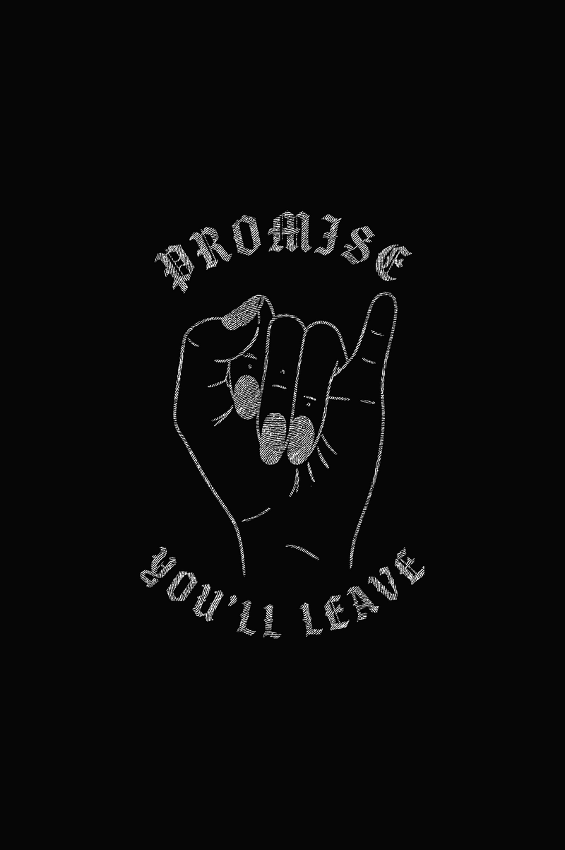 Promise You'll Leave Gothic Pinky Swear - DTF Transfer