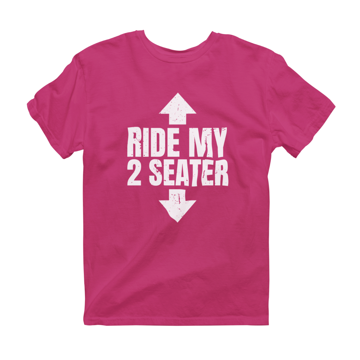 Ride My 2 Seater - Funny Graphic Tee Shirt – Double the Fun